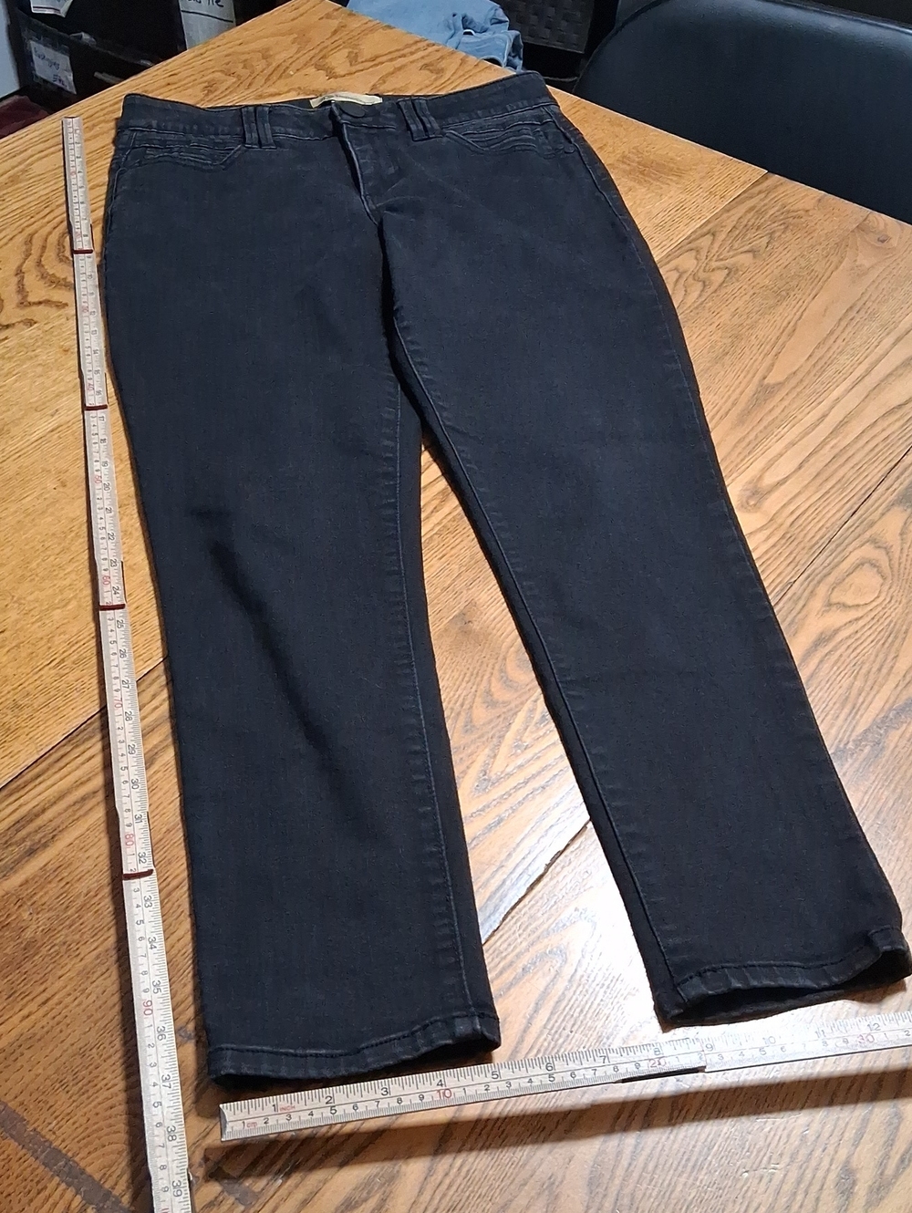 DEMOCRACY Jean Womens 6 BLACK Preowned Denim Skinny ?? AB TECHNOLOGY Used